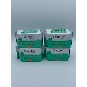 HoneyPot Pantiliners Herbal Infused Mint Lavender Aloe 4packs 120 liners NEW